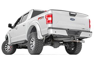 Ford F-150 Fender Flares - Rough Country - SF1 - Oxford White - '18-'20